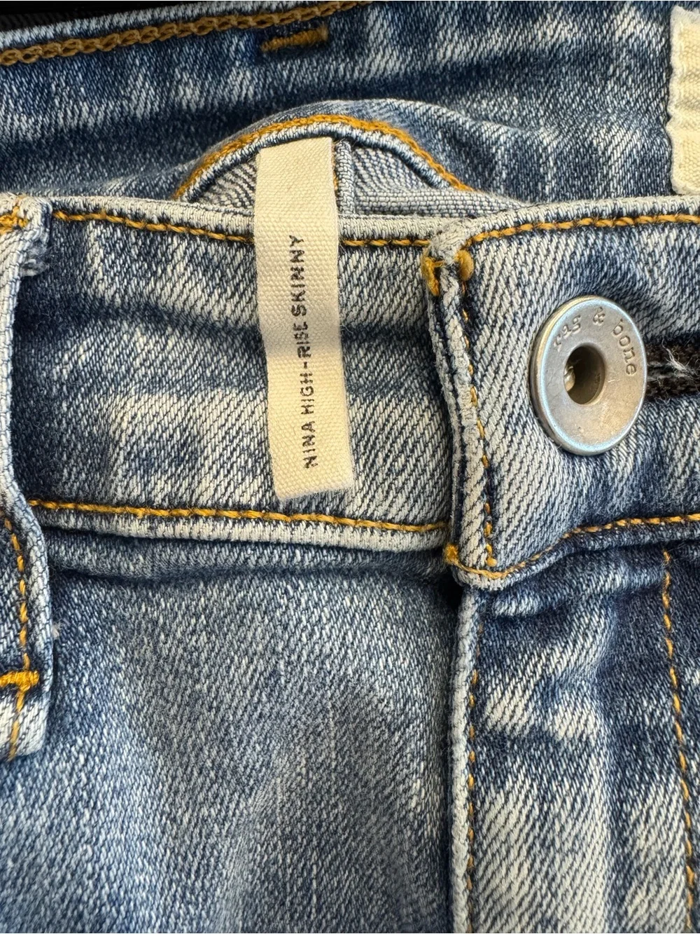 Rag and Bone Nina High-Rise Jeans - Picture 5 of 6
